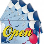 Open Balloons 3' x 5' Polyester Flag - 5 Pack